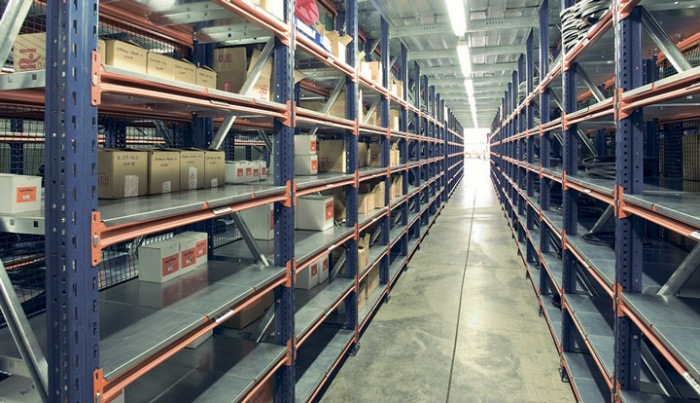 Полочные металлические стеллажи